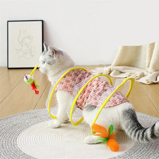 Self-play Cat Hunting Spiral Tunnel Toy