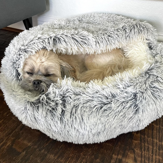 AurCave™ Plush Pet Bed