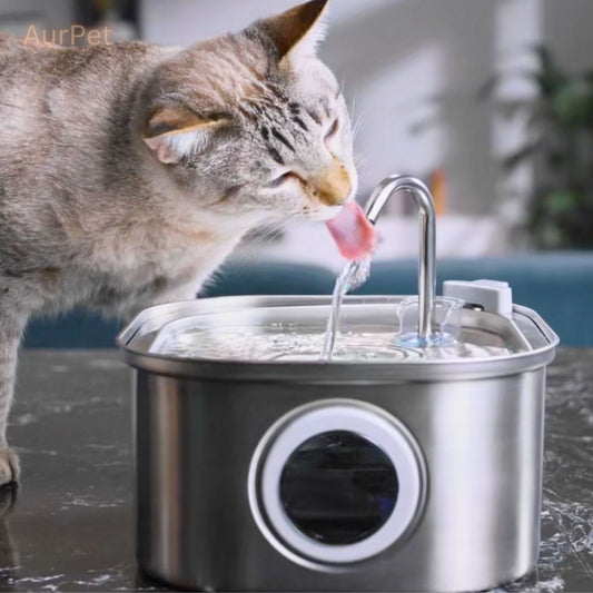 Aurpet ™ Sugar Cube Cat Water Fountain